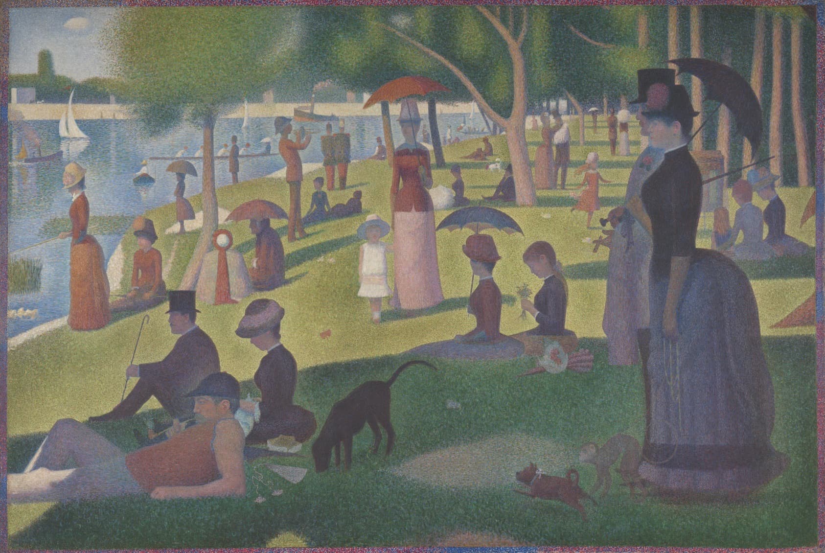A Sunday on La Grande Jatte: Seurat's Park of Dots, in Chicago