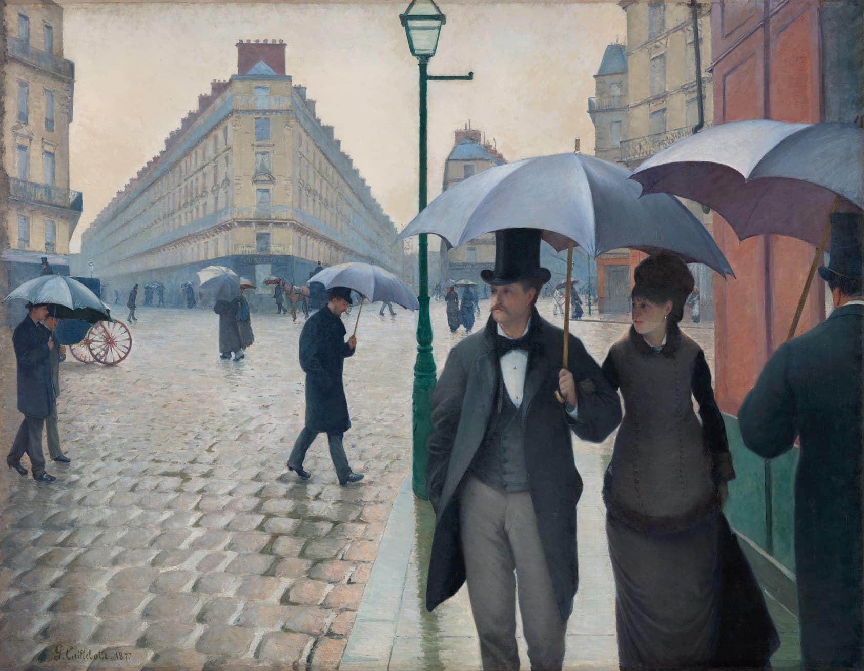 Paris Street; Rainy Day: Caillebotte's Nine-Foot Street Corner