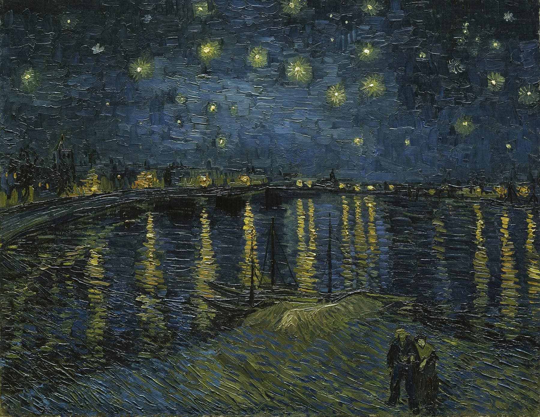 Starry Night over the Rhône: The Calm One, in Paris