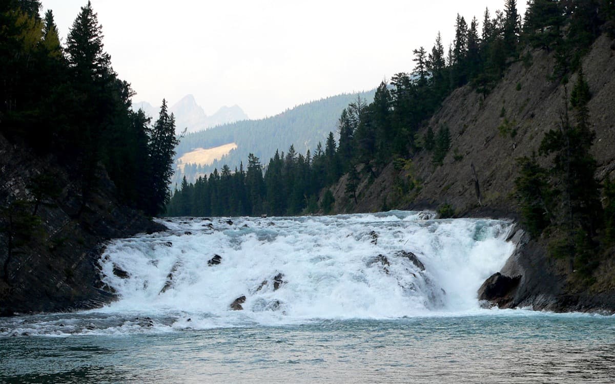 Bow Falls: The Small Waterfall That Sells a Castle