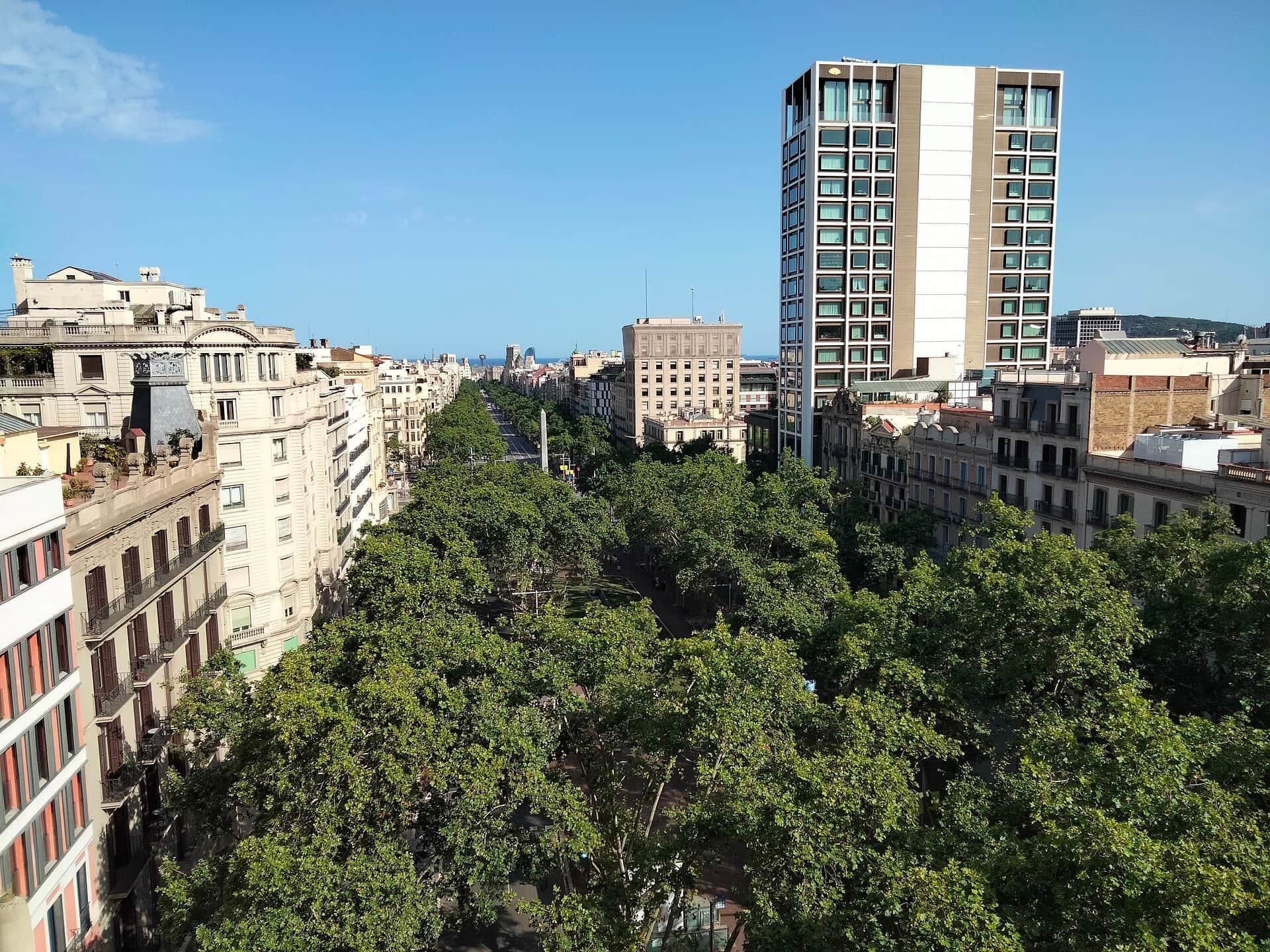 Jardinets de Gràcia: The Top of the Passeig