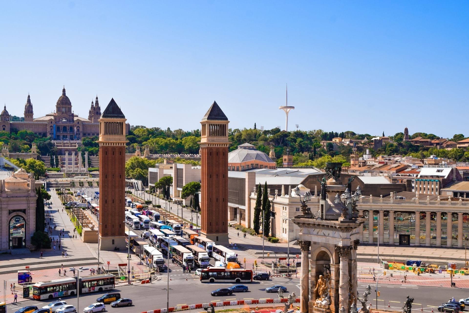 Plaça d'Espanya: The Fair's Front Door