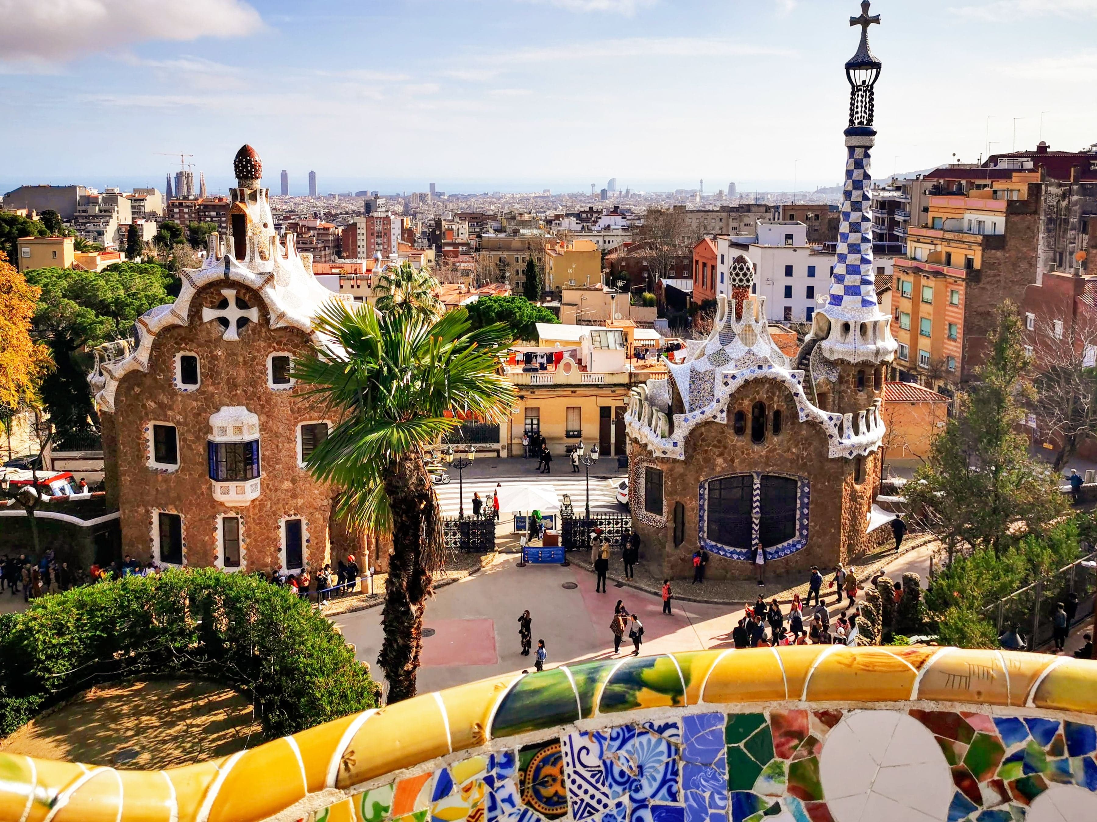 Park Güell and Gràcia: Village Squares to Gaudí's Gate