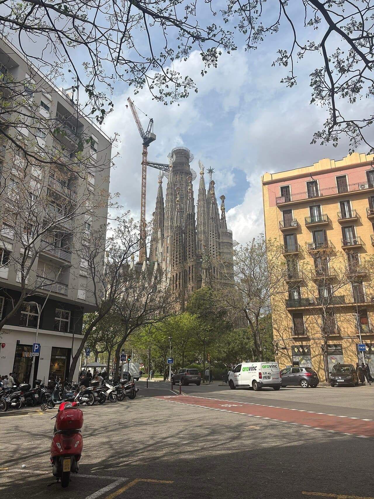Avinguda de Gaudí: The Tower of Jesus Christ