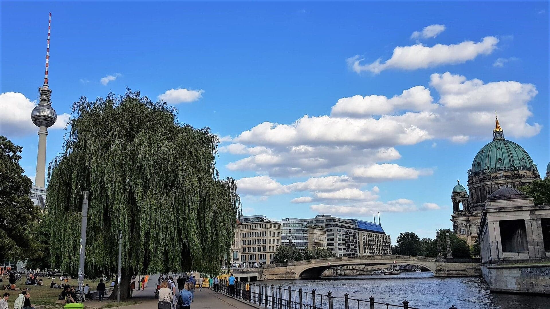 Friedrichsbrücke: The Dom From Behind