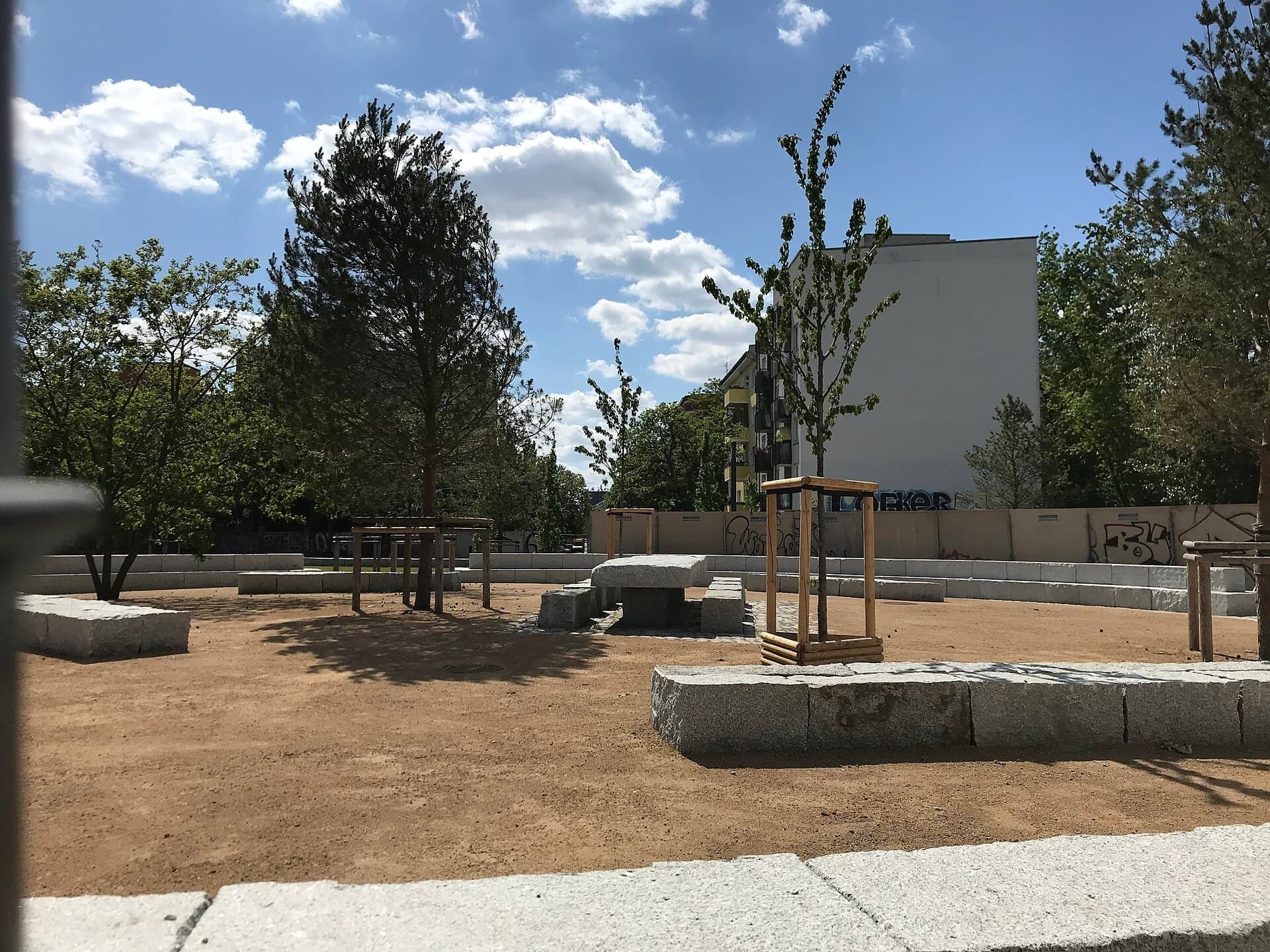 Mauerpark Gate: The Border Under the Path
