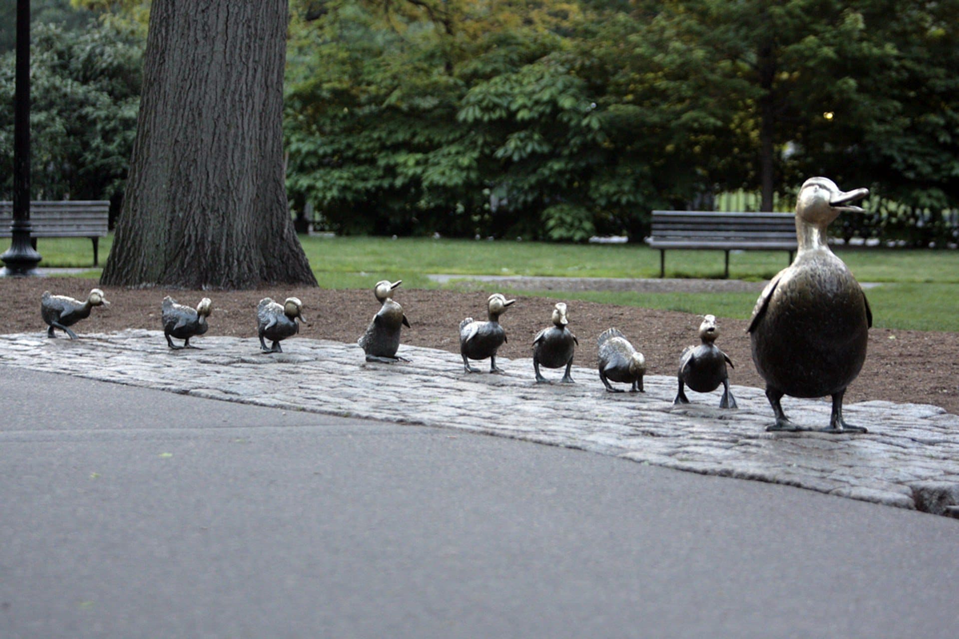 Make Way for Ducklings: Bronze on Made Ground