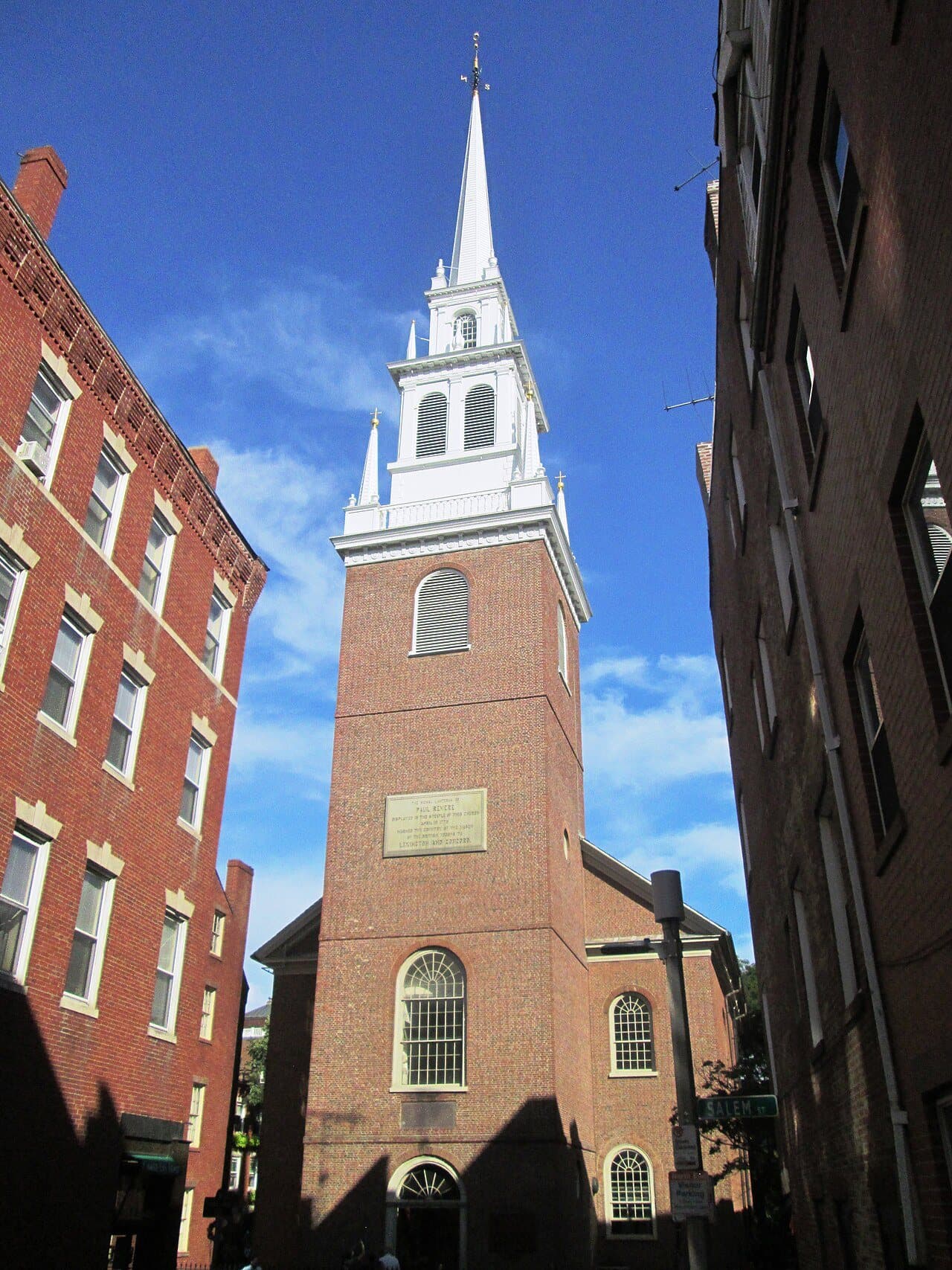 Old North Church: Two Lanterns and a Third Steeple