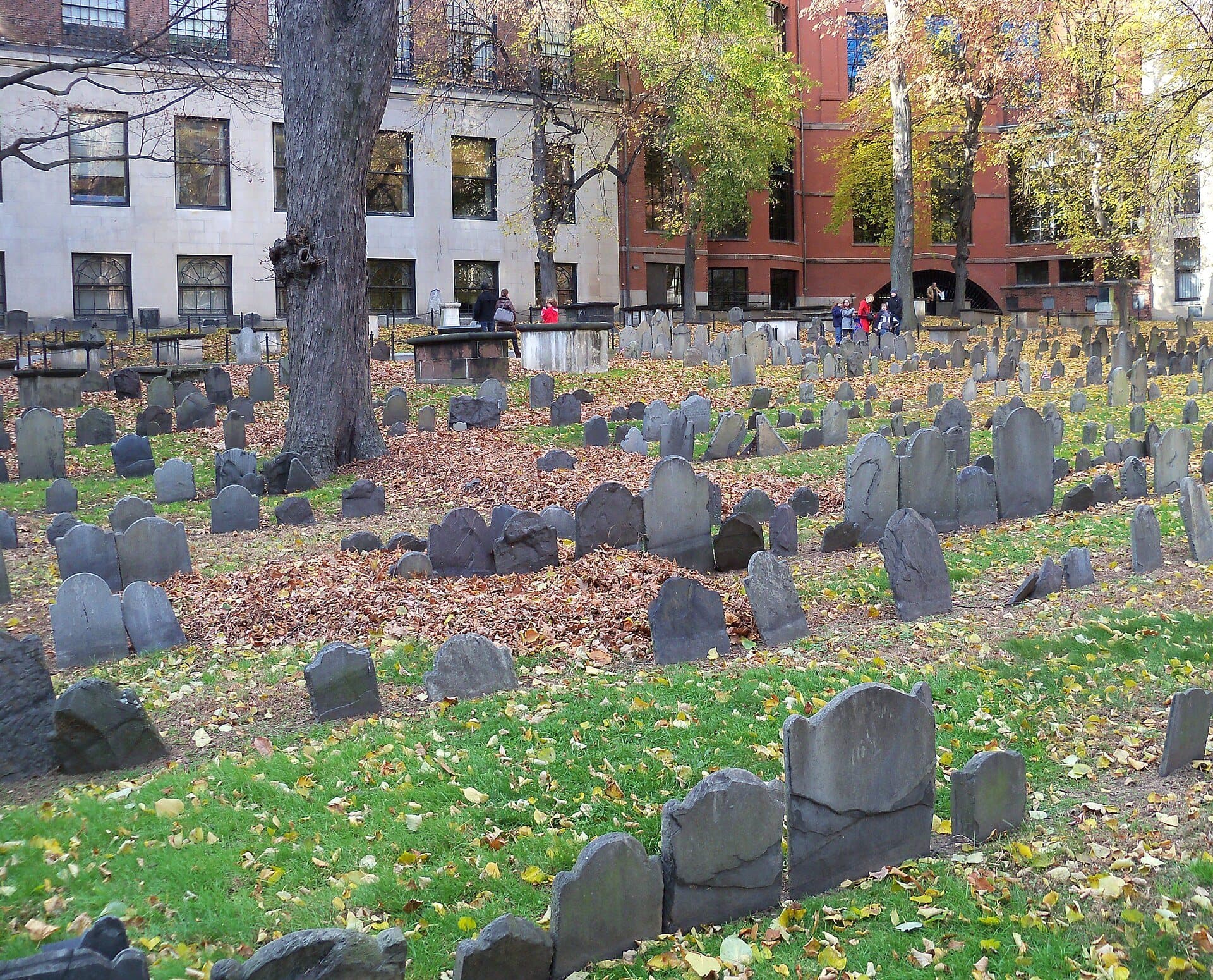 Granary Burying Ground: Stones in Tidy Rows