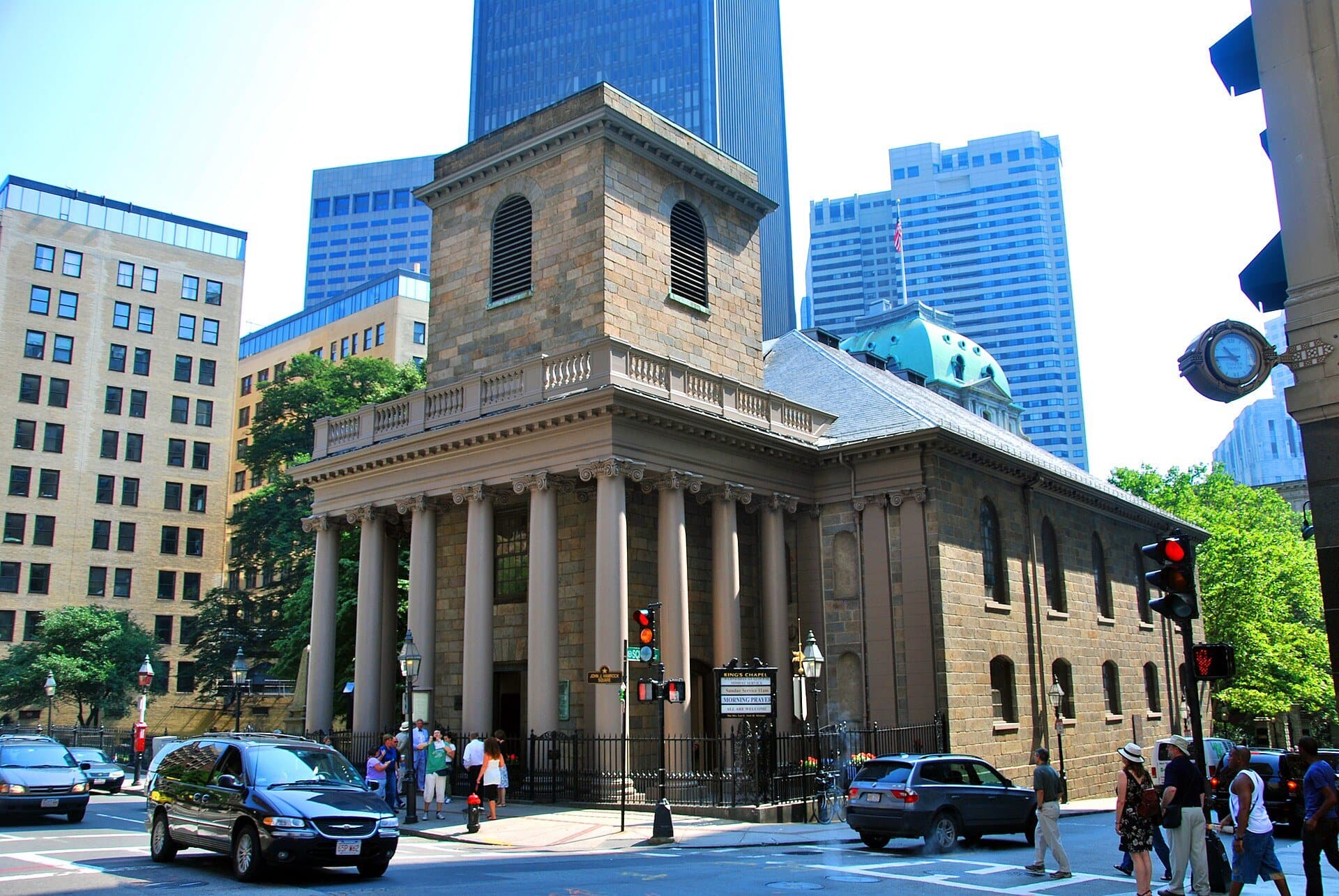 King's Chapel: A Granite Church Built Around a Wooden One