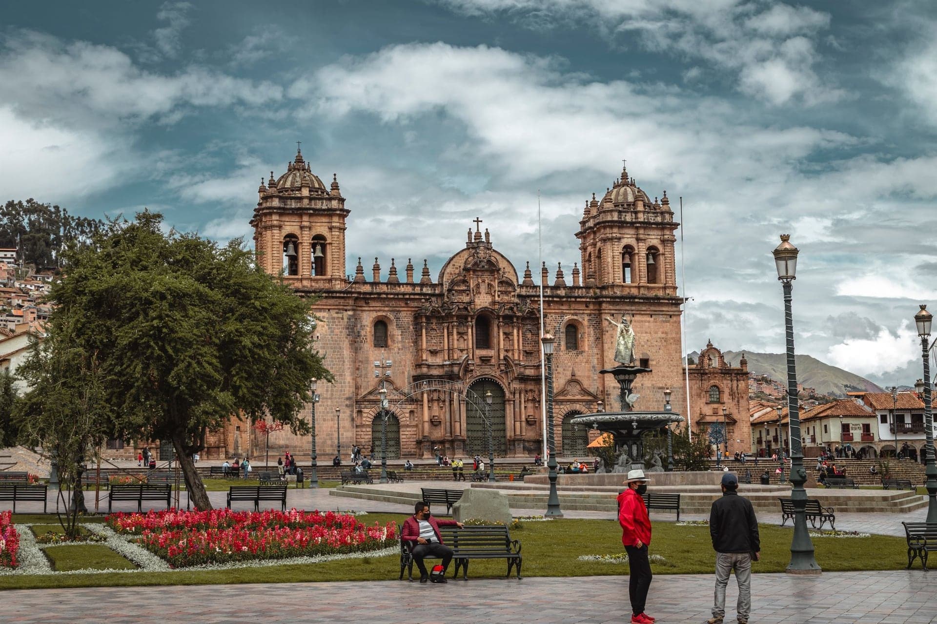 Plaza de Armas: Where the Stone Came Down