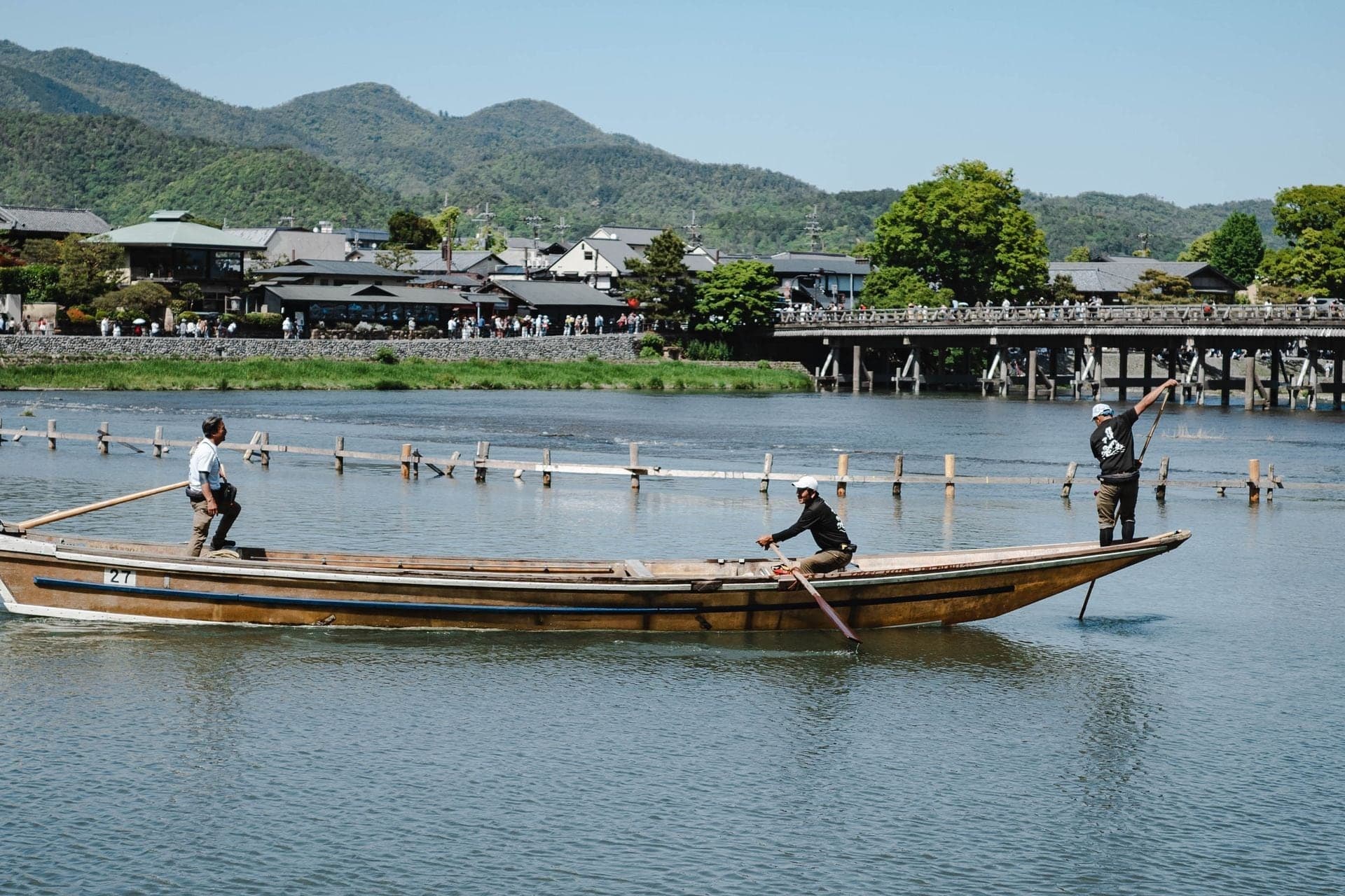 Hozu River Boat Landing: Where the Boats Come In