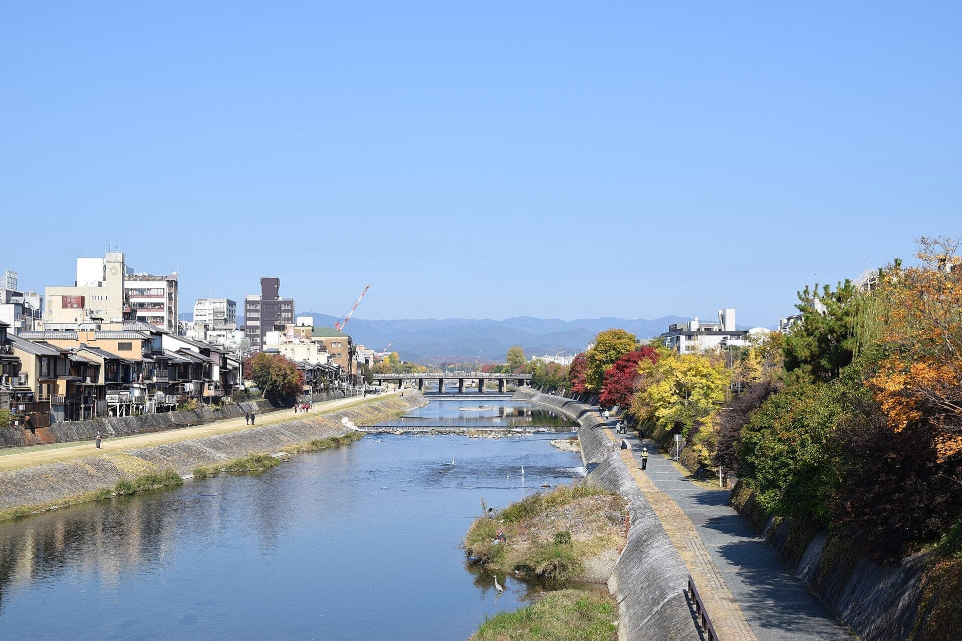 Shijo Bridge and the Kamo River