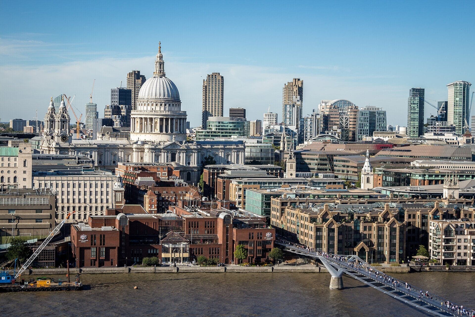 Tate Modern and St Paul's: A Chimney Below the Dome