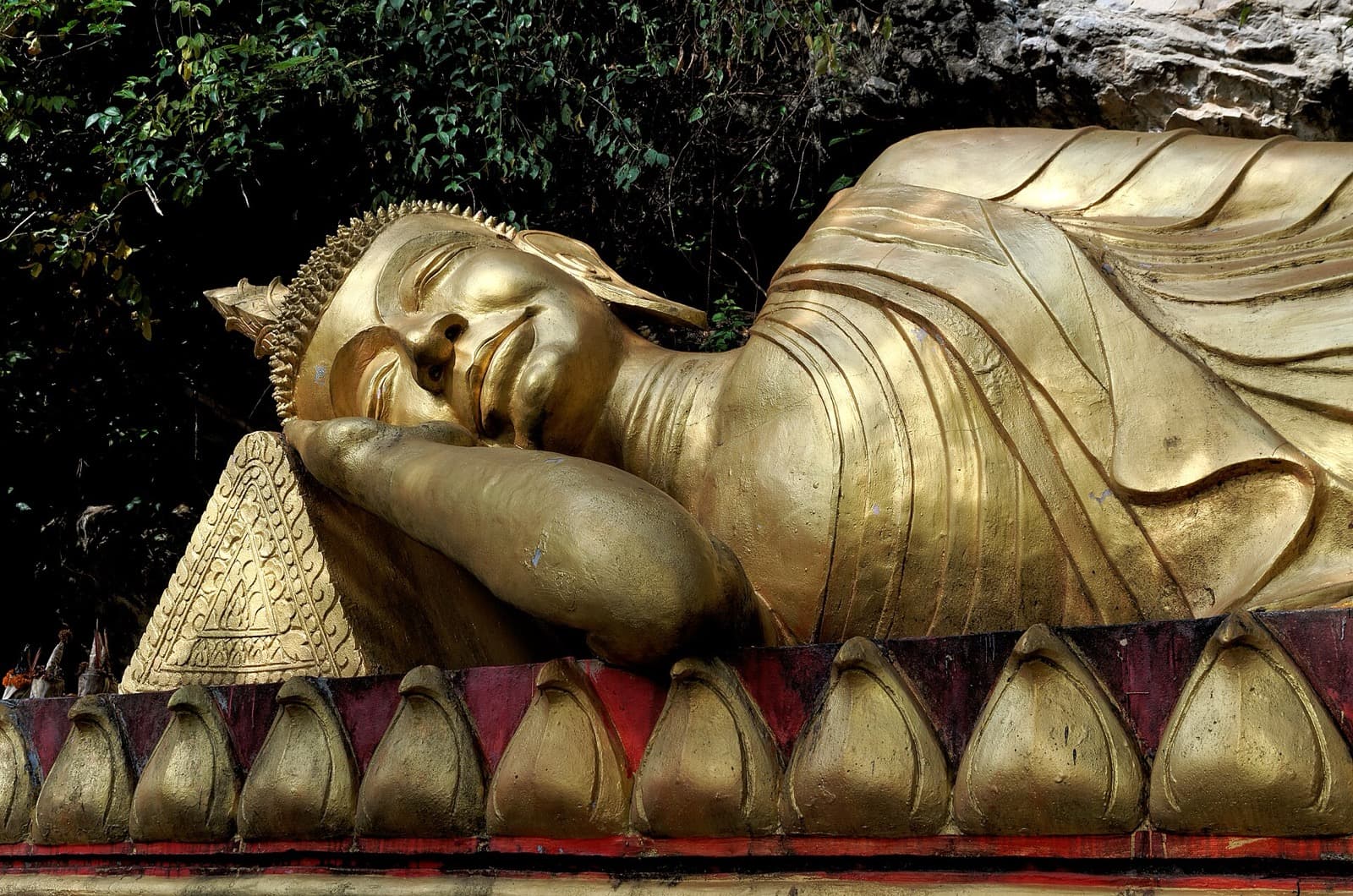 Wat Tham Phousi: Built Against the Living Rock