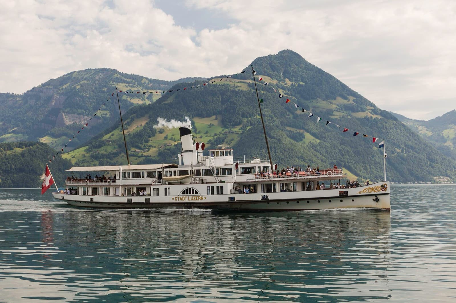 The Lakefront: The Steamers Under the Mountains