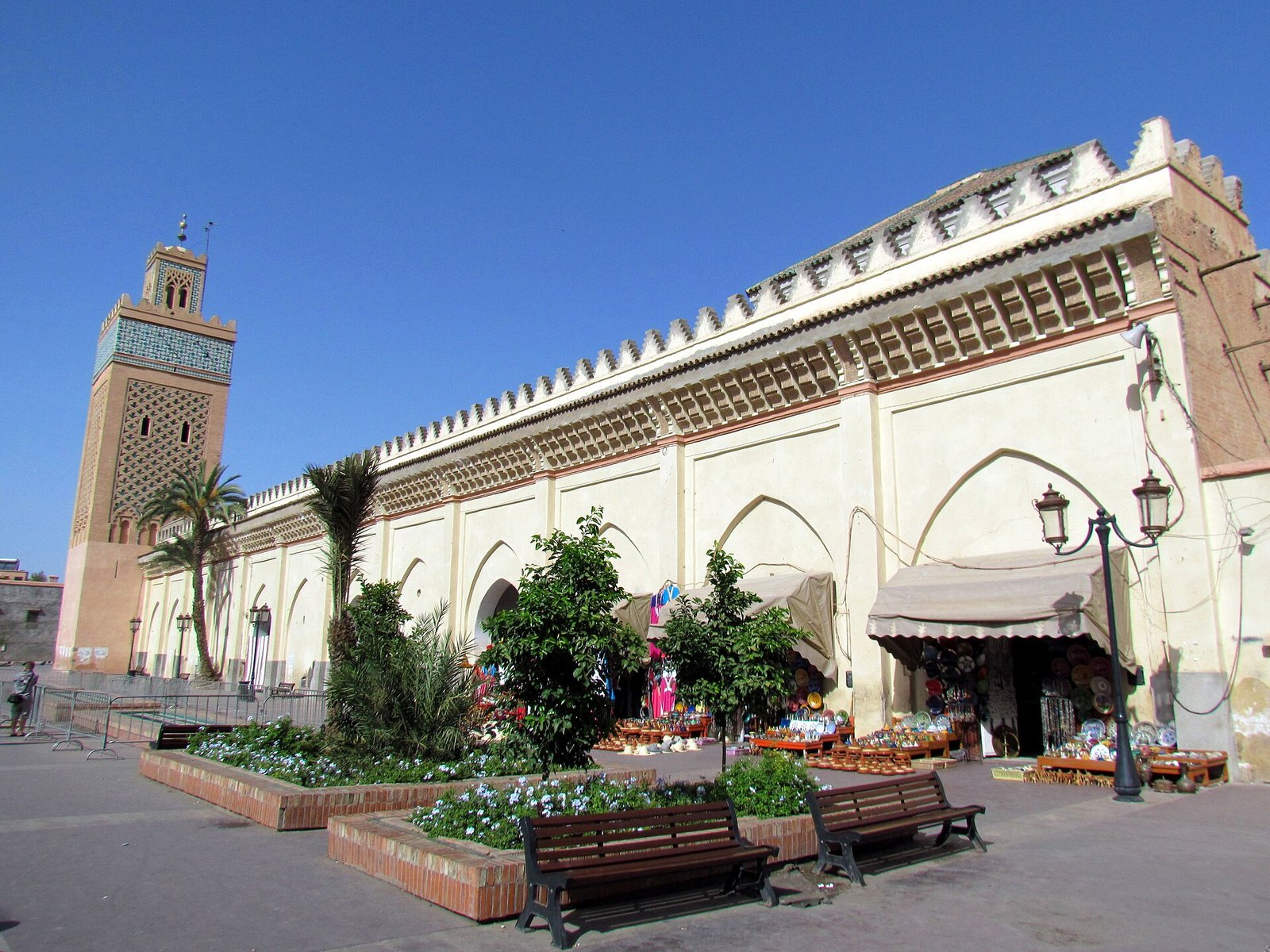 The Kasbah Mosque: A Net of Brick and Green Tile