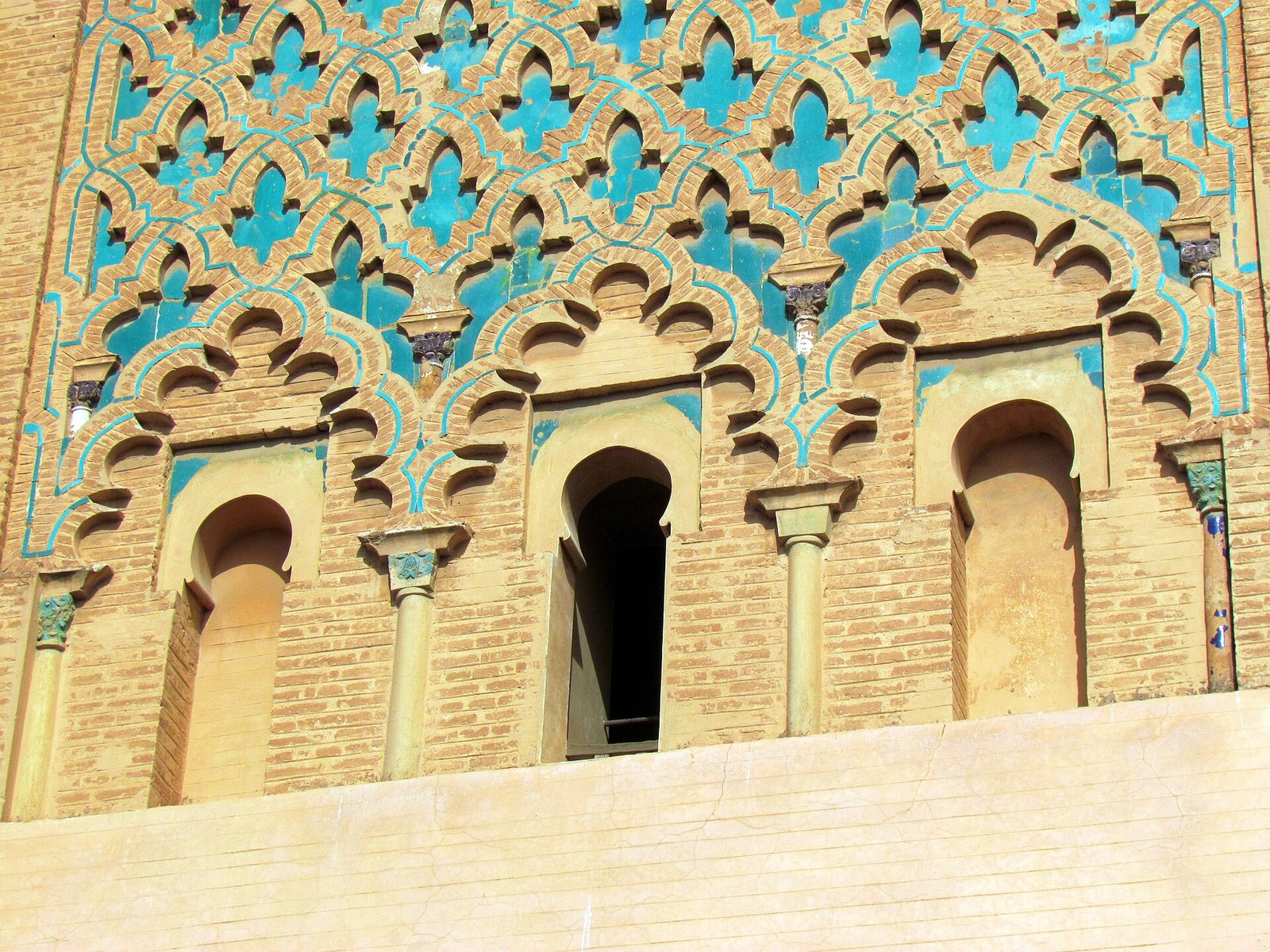 The Kasbah Mosque: A Net of Brick and Green Tile