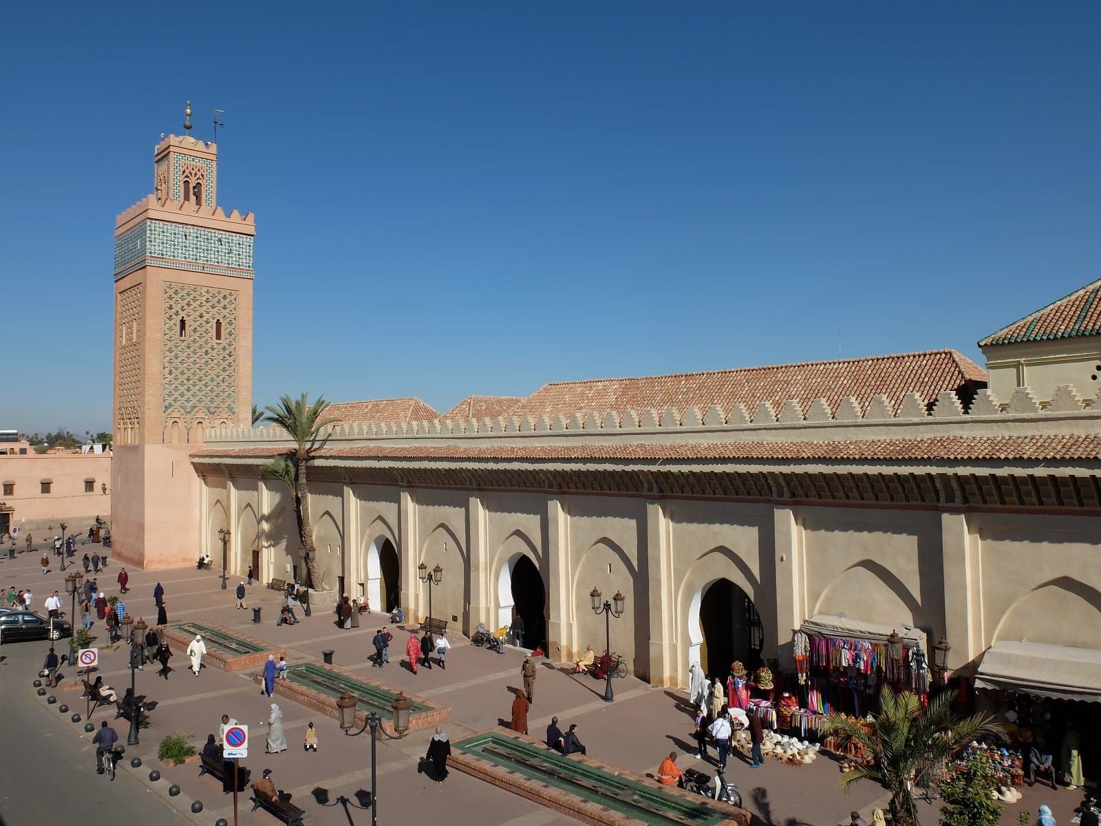 The Kasbah Mosque: A Net of Brick and Green Tile