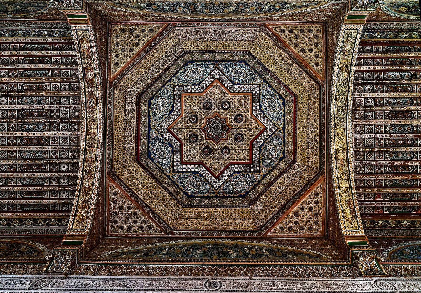 Bahia Palace: Tile, Plaster and Cedar, Bottom to Top