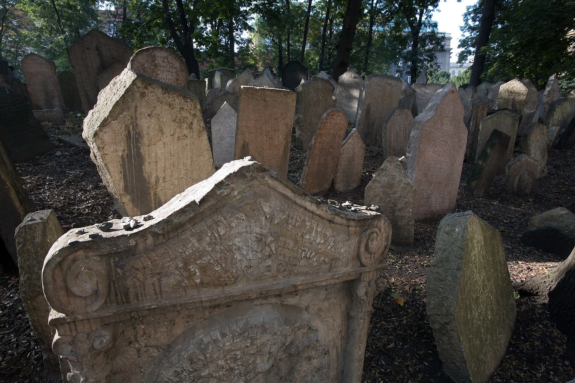 The Old Jewish Cemetery Reads Prague's Whole Confined Quarter