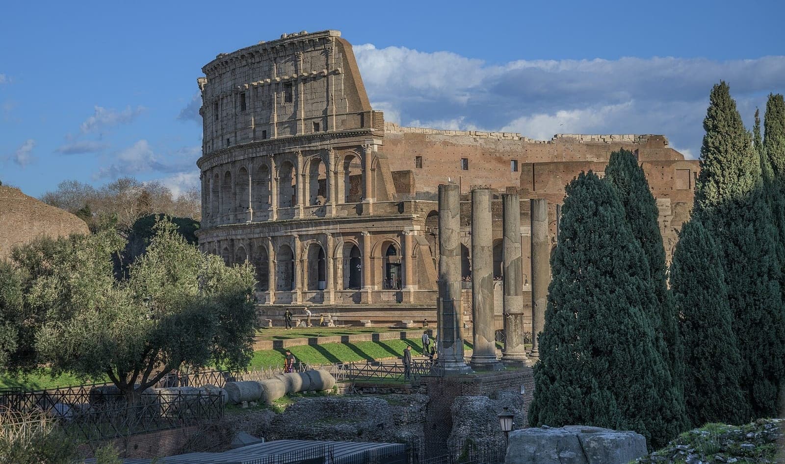 Colosseum South Side: Where the Arches Fell