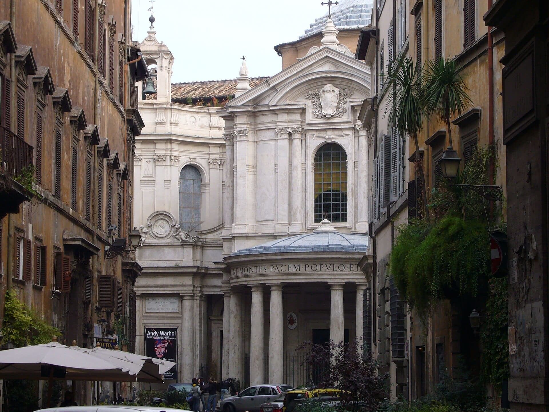Santa Maria della Pace: A Front That Steps Out