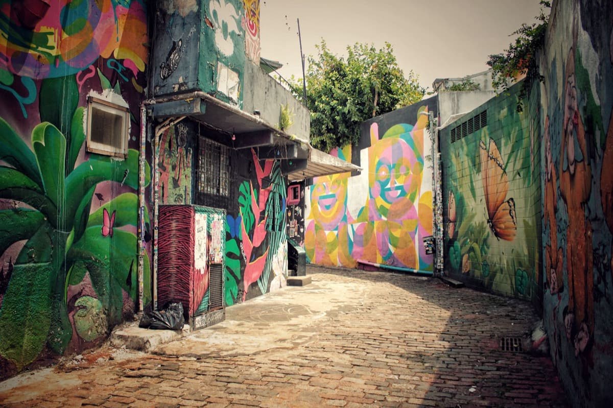 Vila Madalena and Batman Alley