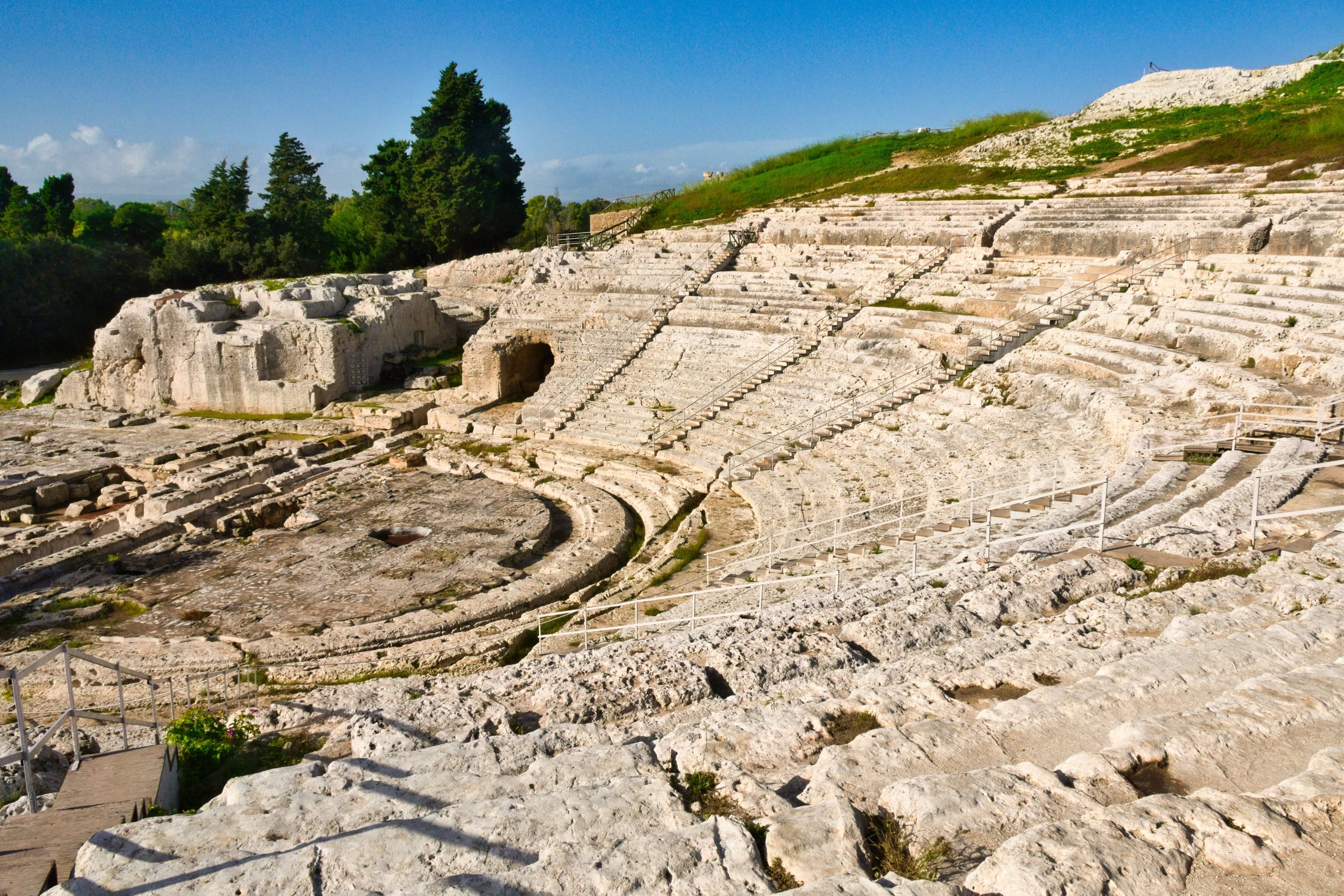 Neapolis Archaeological Park: A Theatre Cut from a Quarry Hill