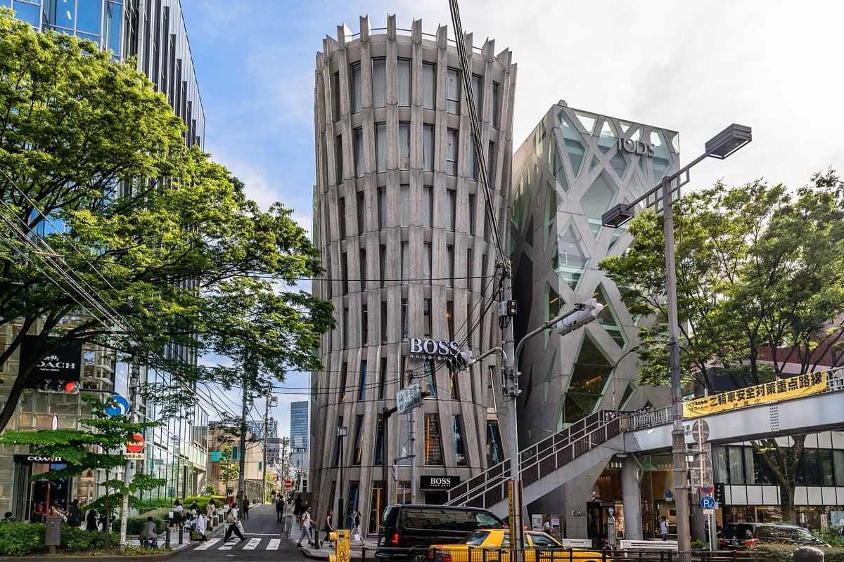 Tod's Omotesando: The Trees That Hold the Floors
