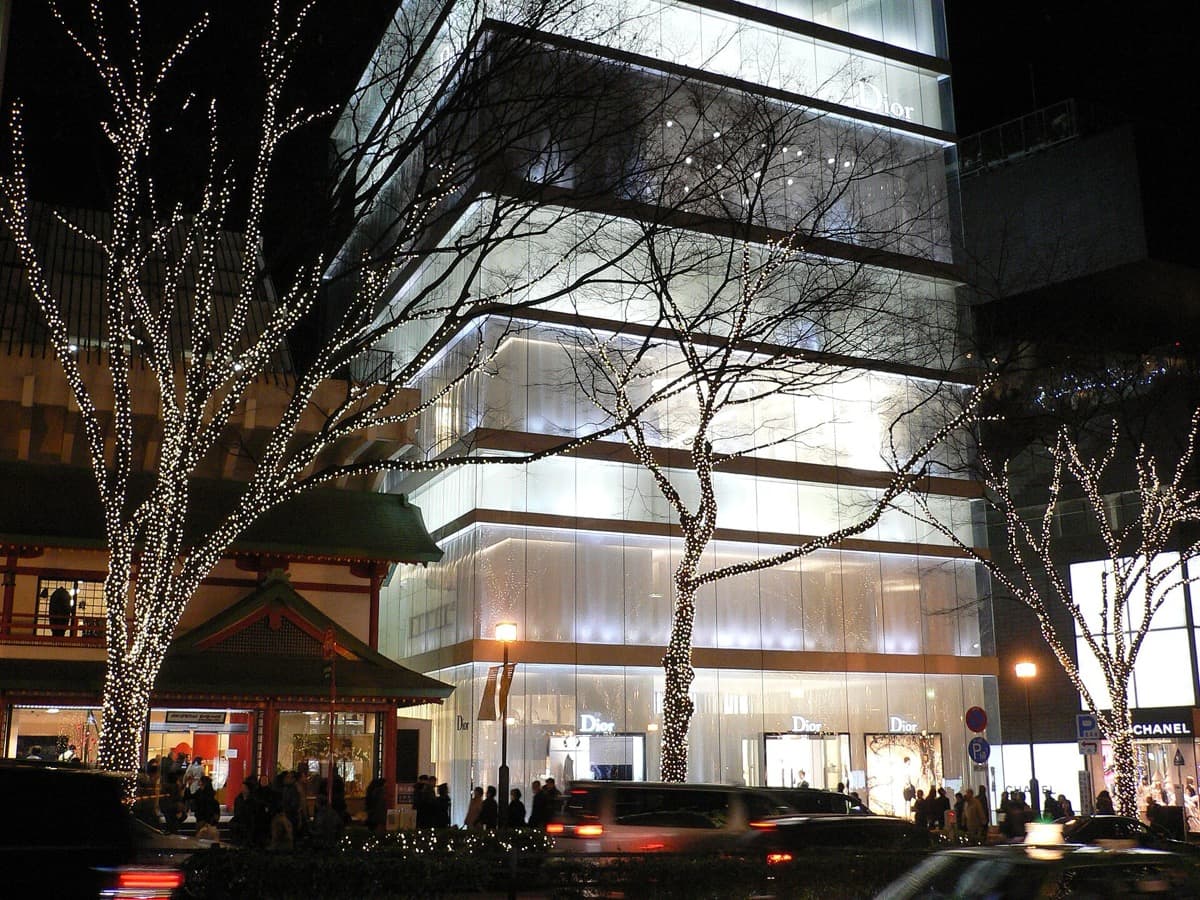 Dior Omotesando: The Veil Over the Box