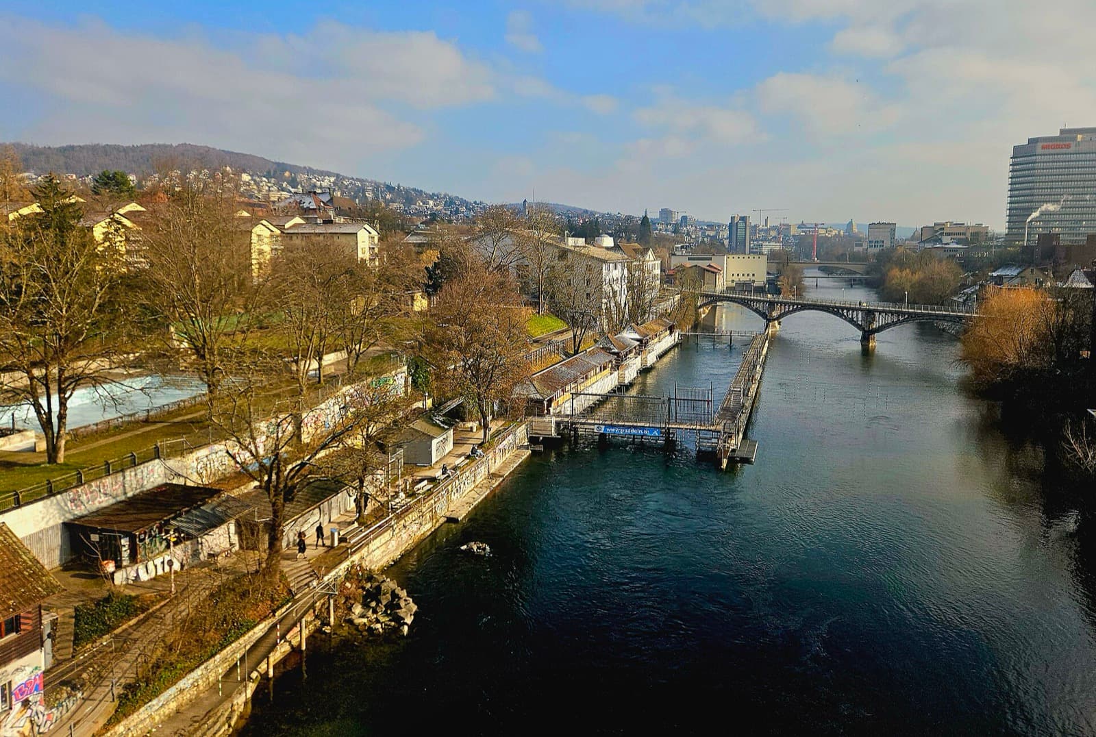 The Limmat Bank: The Working River Given Back to Walkers