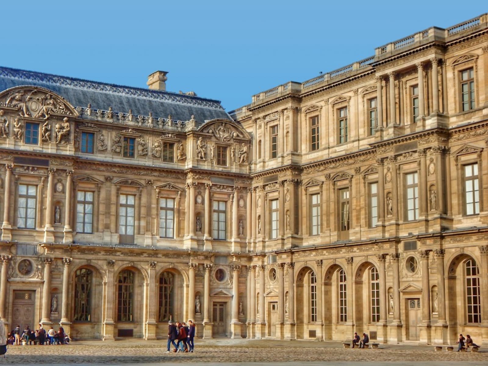 The Louvre: the Cour Carrée