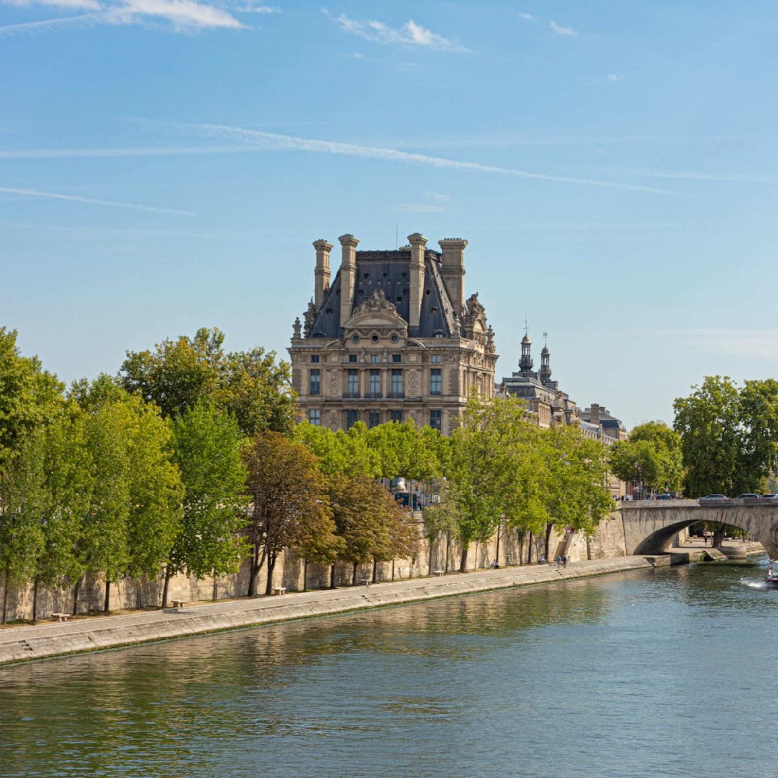The Louvre: the Seine front