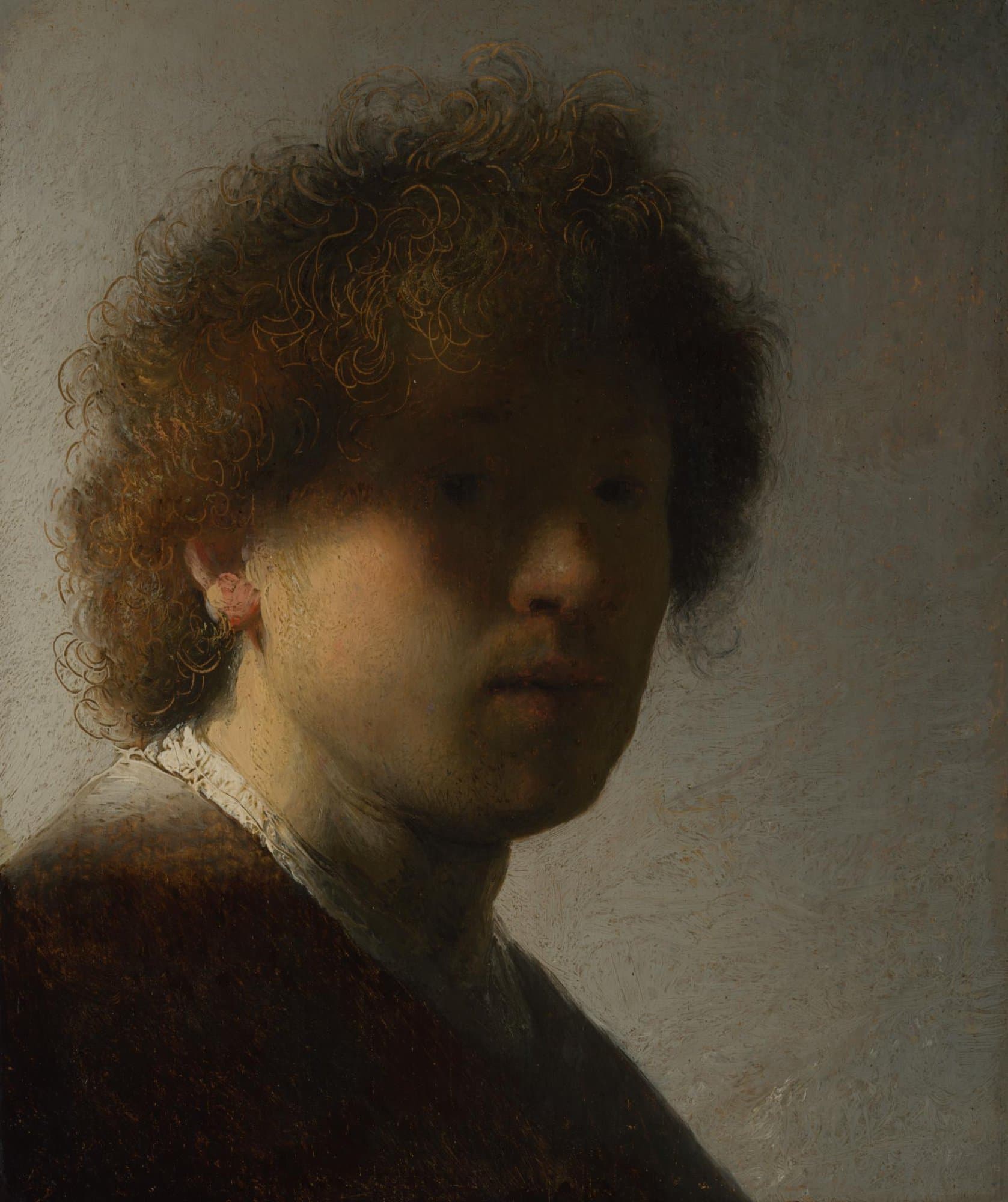 Rembrandt's Self-Portrait of 1628: A Young Man and the Back of a Brush