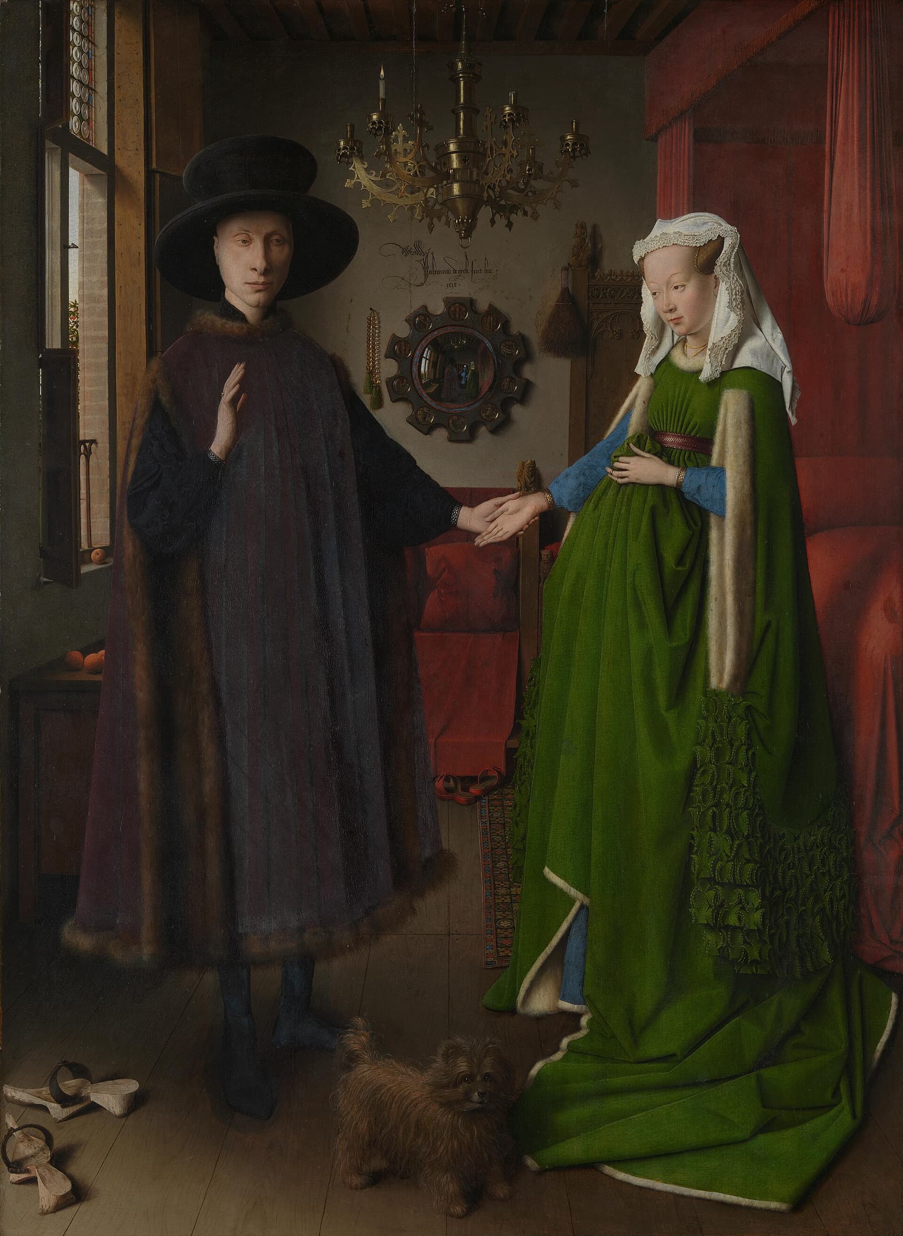 The Arnolfini Portrait: The Mirror, the Meaning and the Myths
