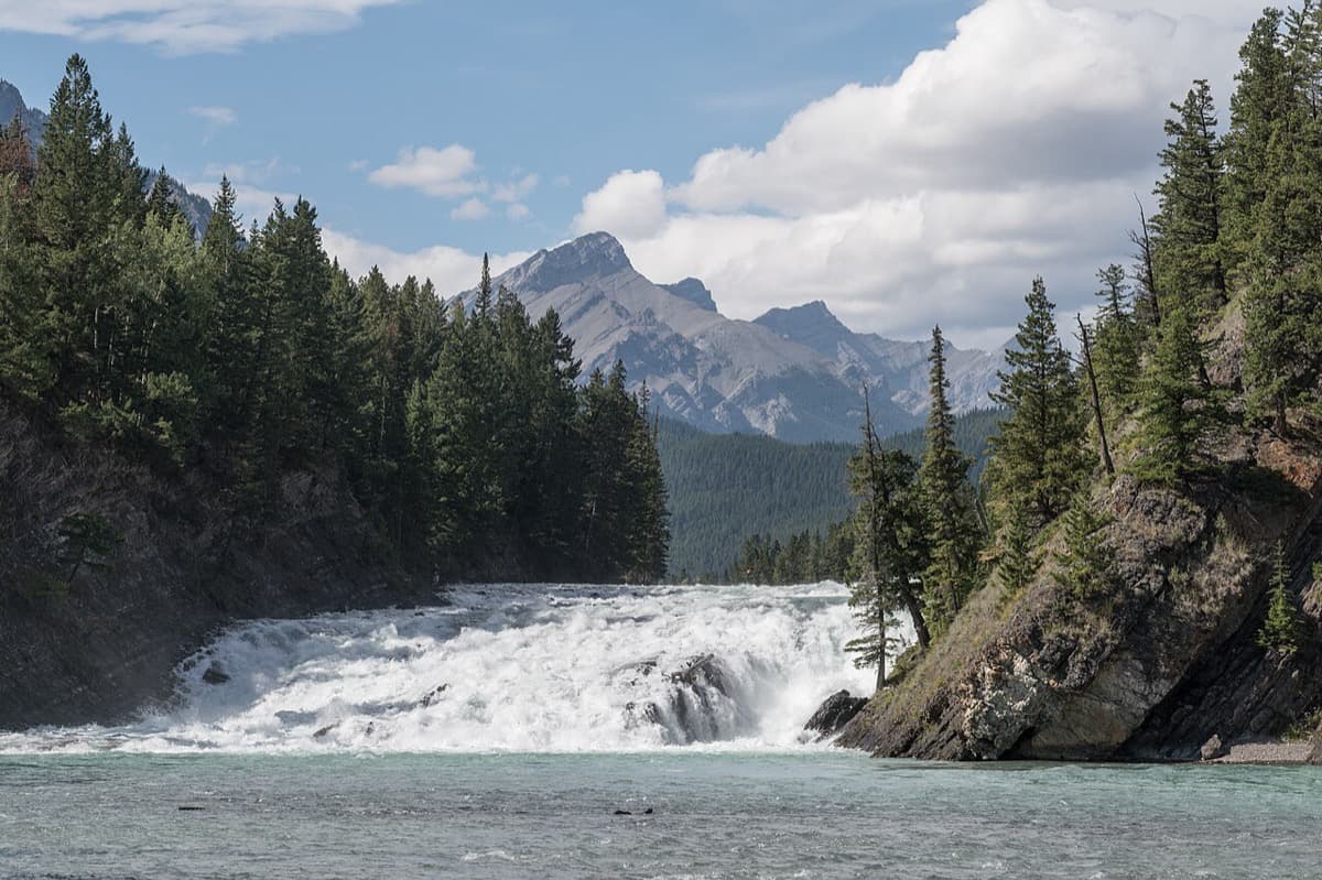 Bow Falls: Where the Town Stops