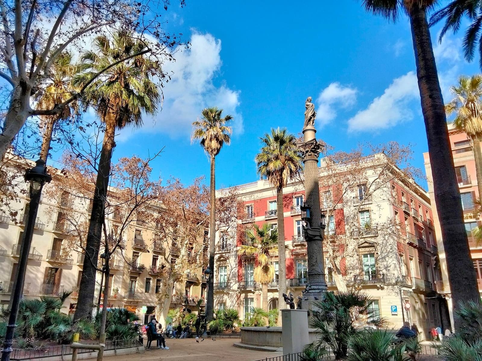 Plaça del Duc de Medinaceli: Iron and Palms