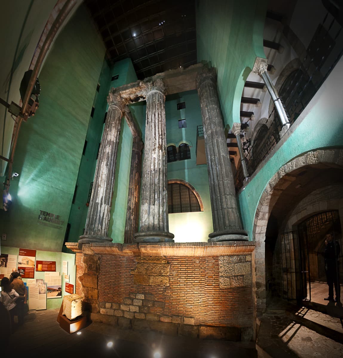 Temple of Augustus Columns: Late First Century Before the Common Era