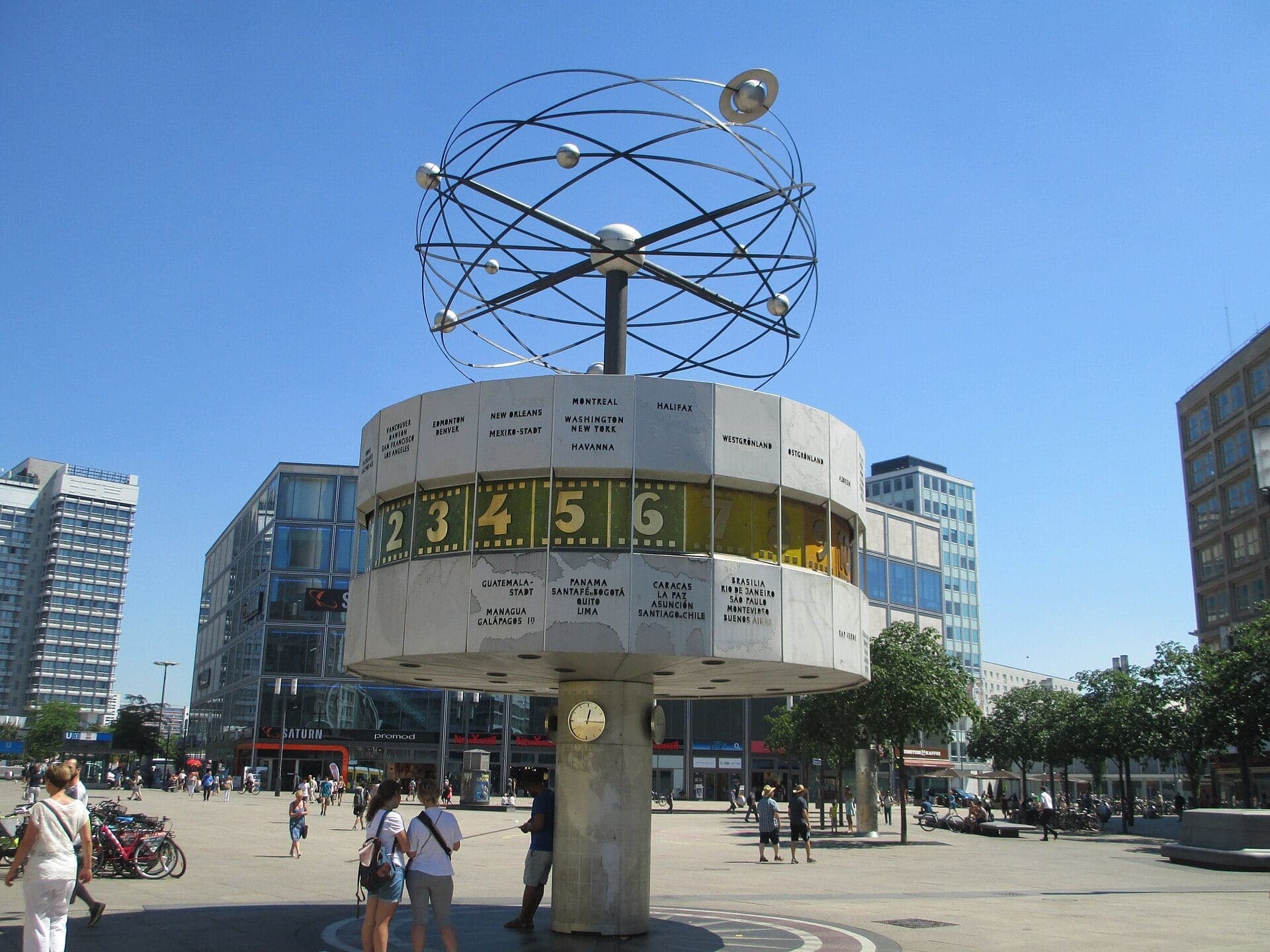 World Time Clock: Twenty-Four Zones and a Trabant
