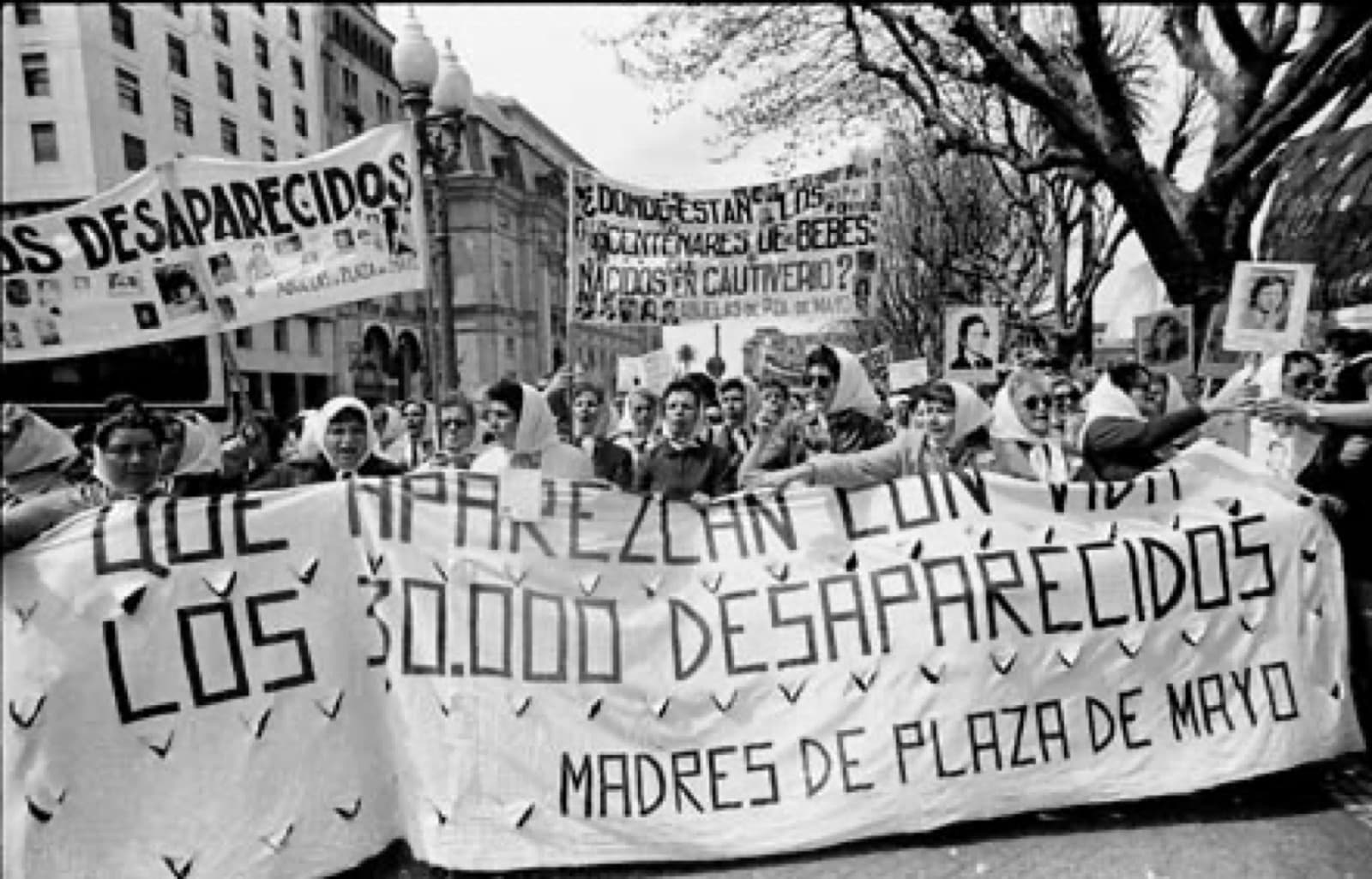 The White Headscarves at the Center of Plaza de Mayo