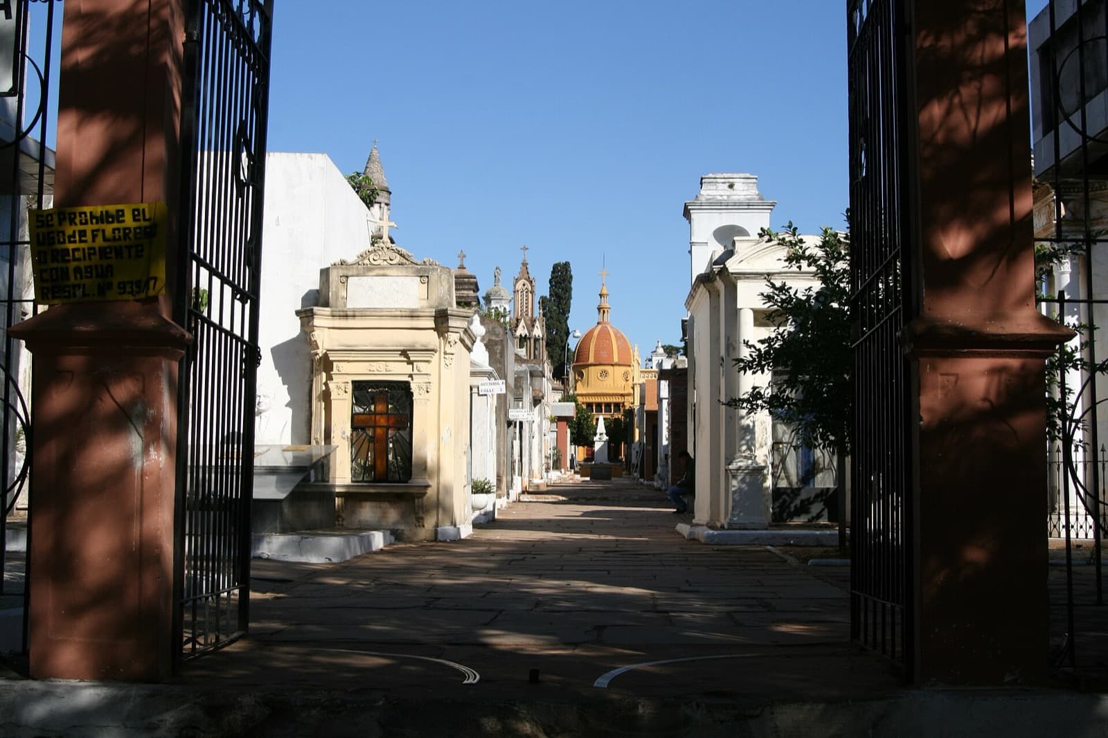 The Doric Gate of Recoleta Cemetery: Entrance to a City of the Dead