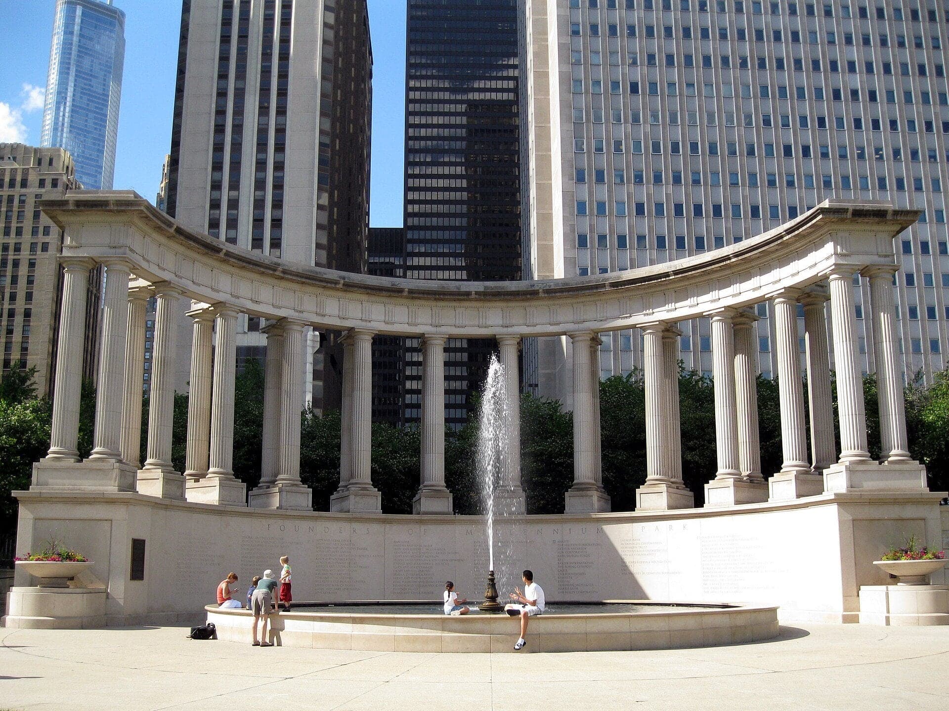 Wrigley Square: A Colonnade Built Twice