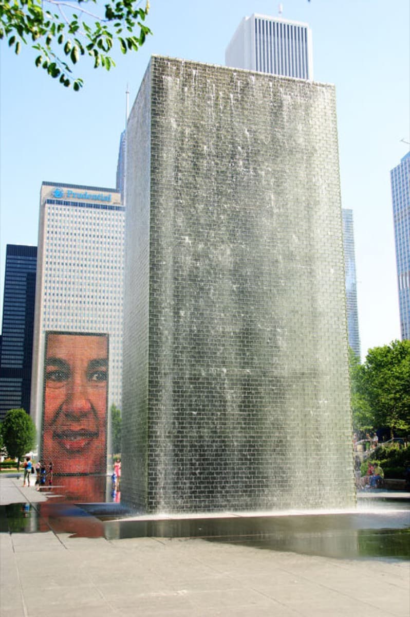 Crown Fountain: The Wall Against the Loop