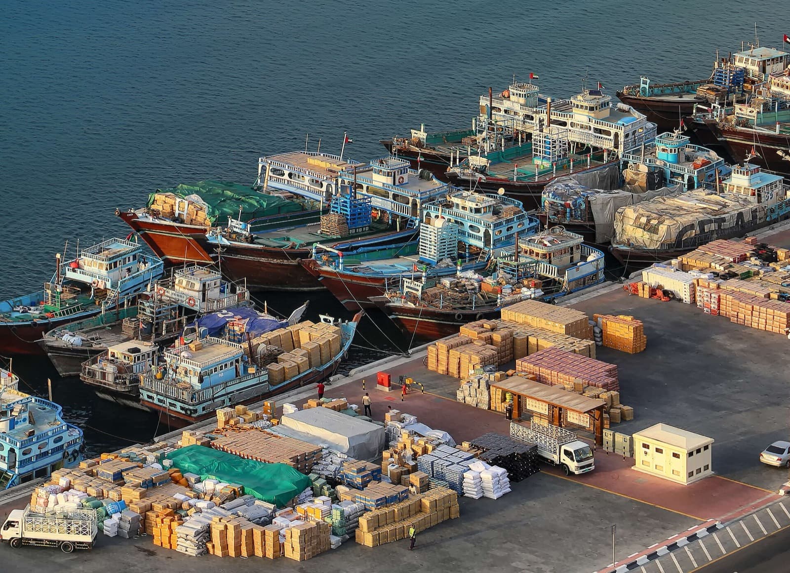 The Dhow Wharfage: Where Old Dubai Still Loads Cargo by Hand
