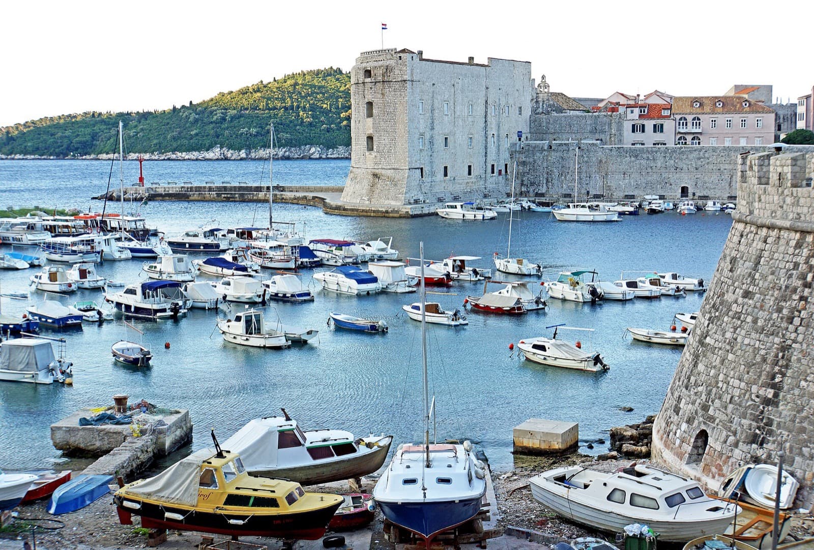 The Fort of Saint John and the old harbour