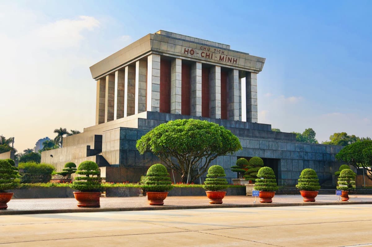 Ba Dinh Square and Ho Chi Minh Mausoleum