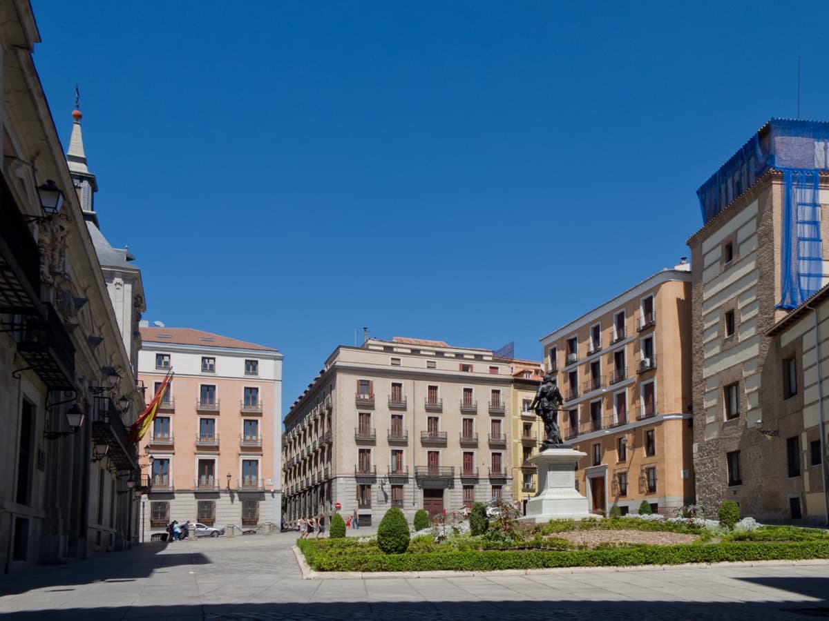 Plaza de la Villa: Three Centuries Stacked in One Square
