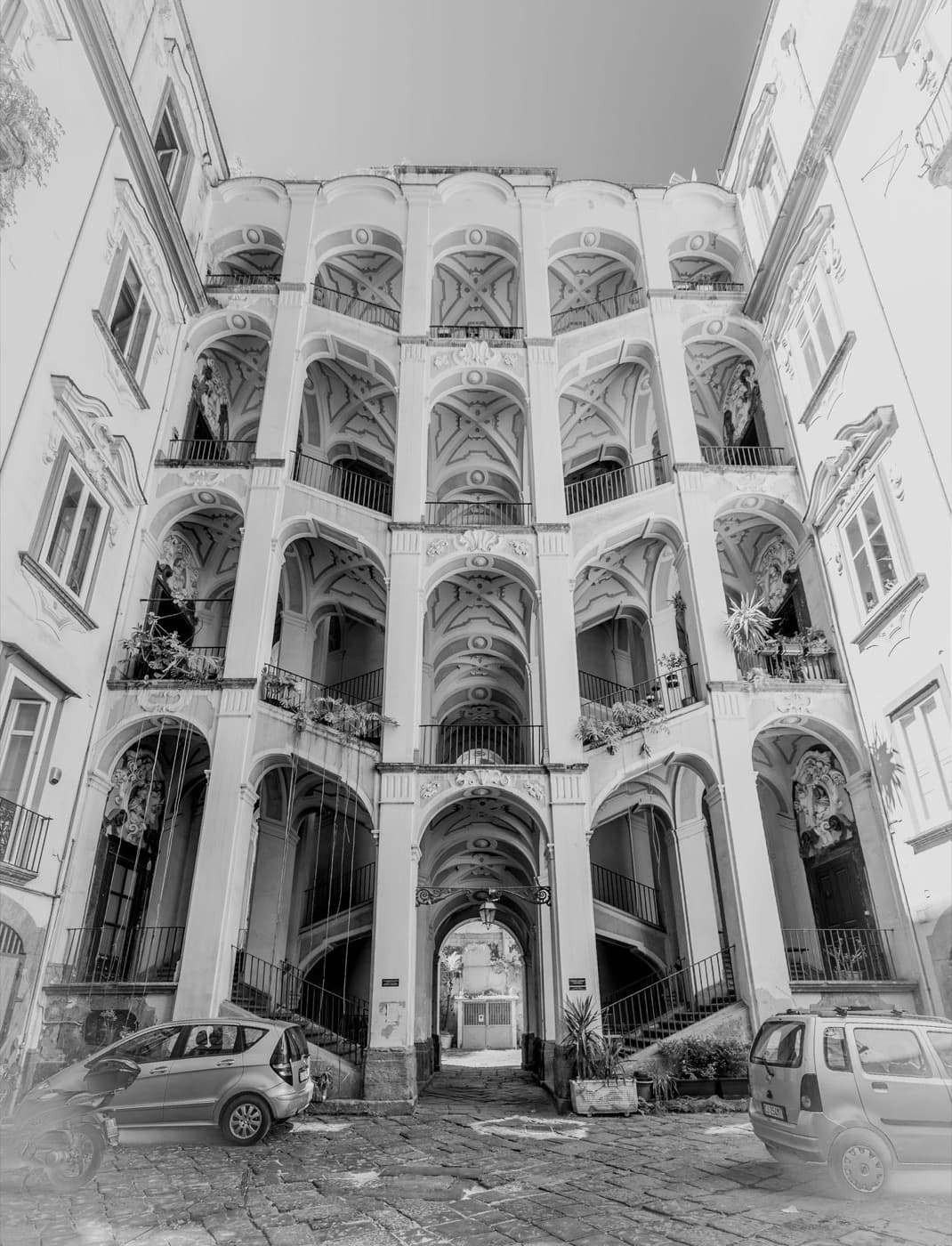 Palazzo dello Spagnolo: The Hawk-Wing Staircase