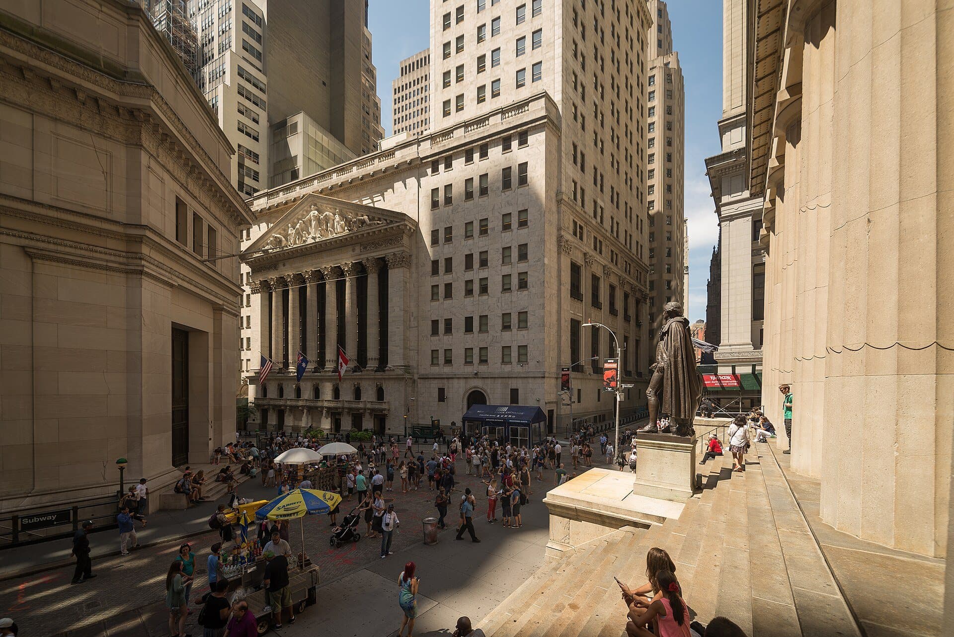 Wall Street: Federal Hall and the Stock Exchange